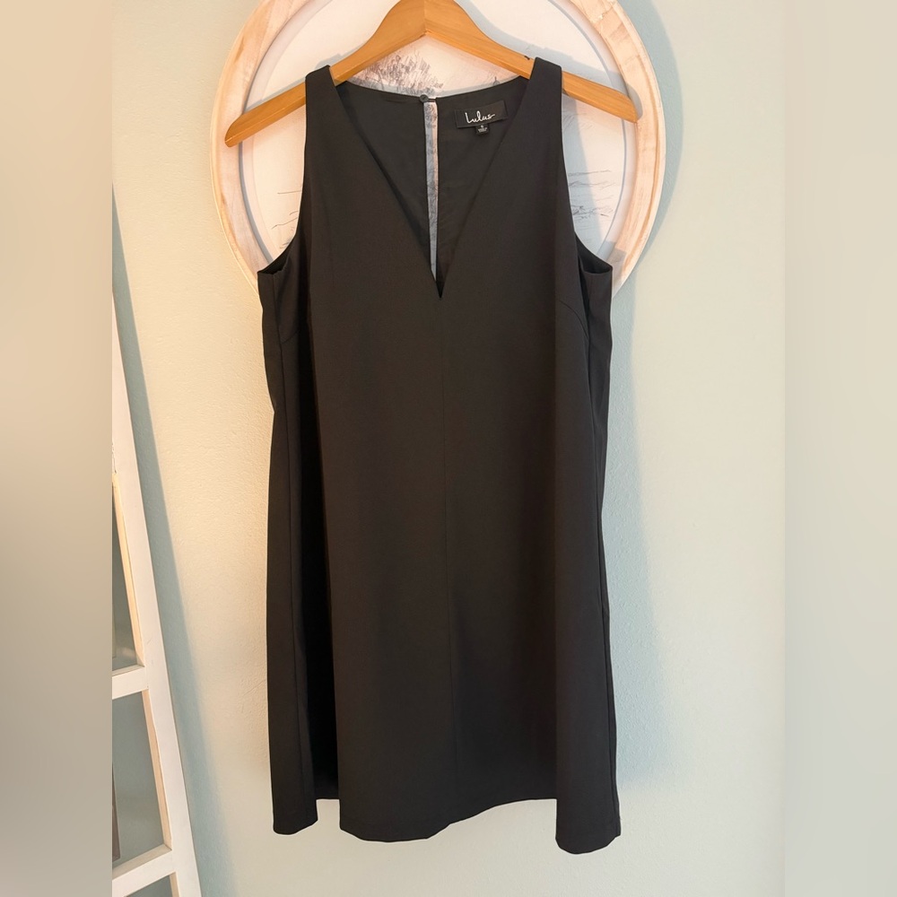 Lulu's Charcoal Sleeveless Midi Dress